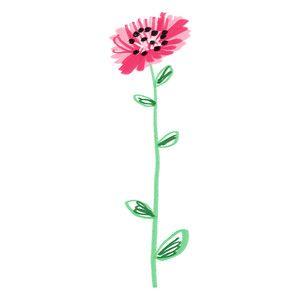 Crayon Flower Logo - Silhouette Design Store - View Design #257554: spring crayon flower