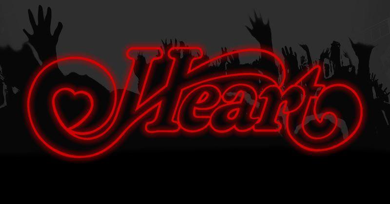 Heart Classic Rock Band Logo - Live Alive Tour