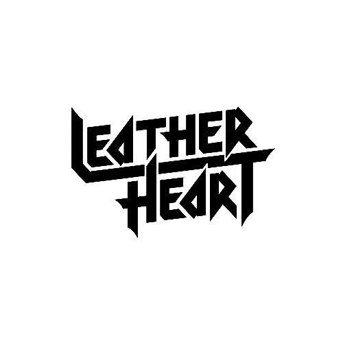 Heart Band Logo - Leather Heart Band Logo Decal
