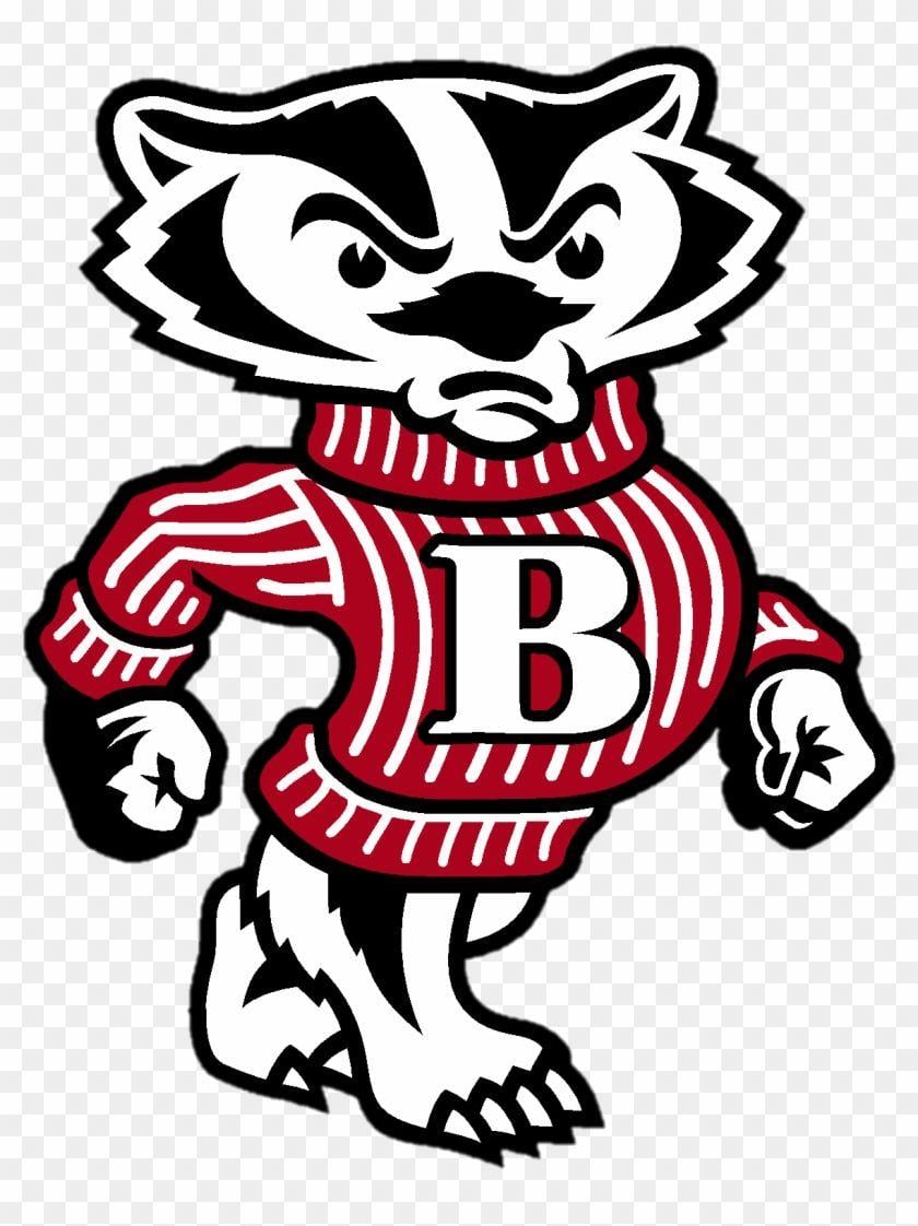 Bucky Logo - Wisconsin Bucky Badger Logo Clipart - University Of Wisconsin ...