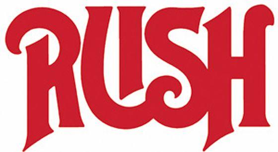 Rush Band Logo - Rush Old Logo Rub On Sticker - M - Band Tees