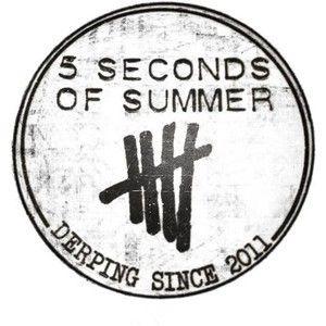 5 Seconds of Summer Black and White Logo - 5sos logo