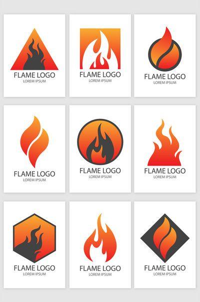 Fire Element Logo - LOGO fire vector material Free Download | Pikbest