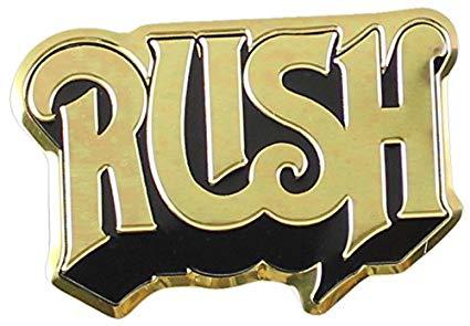 Rush Logo - Amazon.com: C&D Visionary RUSH Logo Metal Sticker, Gold, 5cm: Toys ...