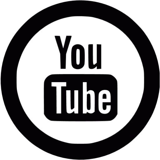 Black YouTube Logo - Black youtube 5 icon - Free black site logo icons
