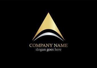 Gold Triangle Logo - gold triangle arrow vector logo this stock vector and explore