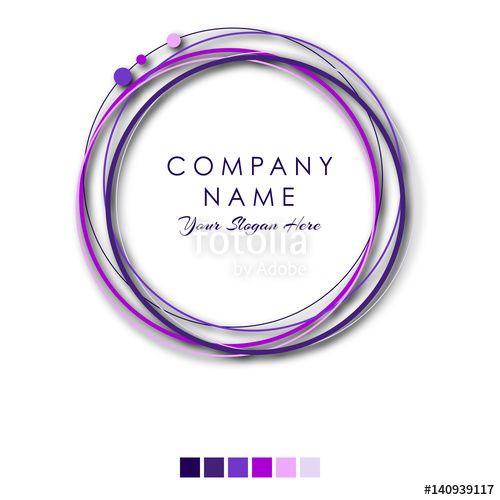 Purple Circle Bank Logo - Logo Design Purple Circles