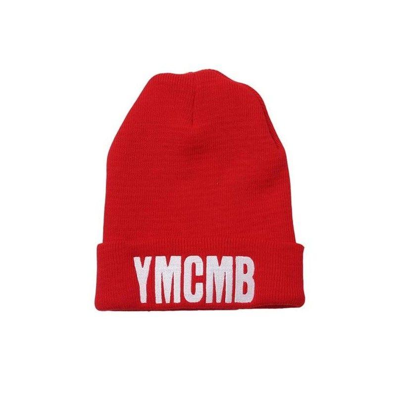YMCMB Logo - Bonnet Rouge YMCMB logo Blanc