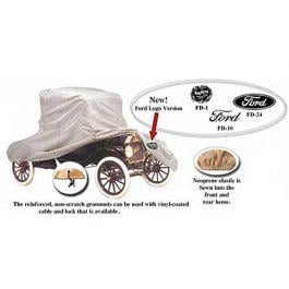 1909 Ford Logo - Ford - Car Cover, Gray Technalon, With Logo, Coupe, 1909-1927 - Macs ...