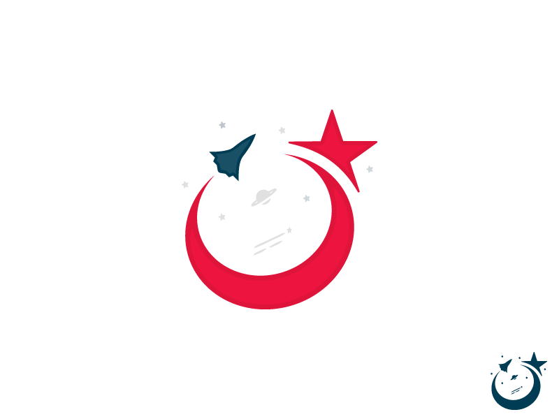 Space Agency Logo - Turkish Space Agency (logo idea) v3 by Safa Paksu | Dribbble | Dribbble