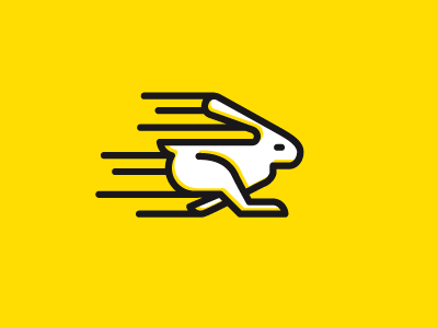 Running Rabbit Logo - Rabbit. brand. Rabbit, Logos and Speed logo