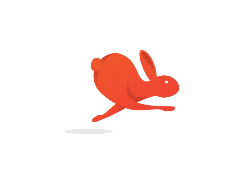 Running Rabbit Logo - Running Rabbit by Darko Škulj