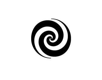 Black and White Spiral Logo - Clip art swirl. Clipart library Clipart Image Art