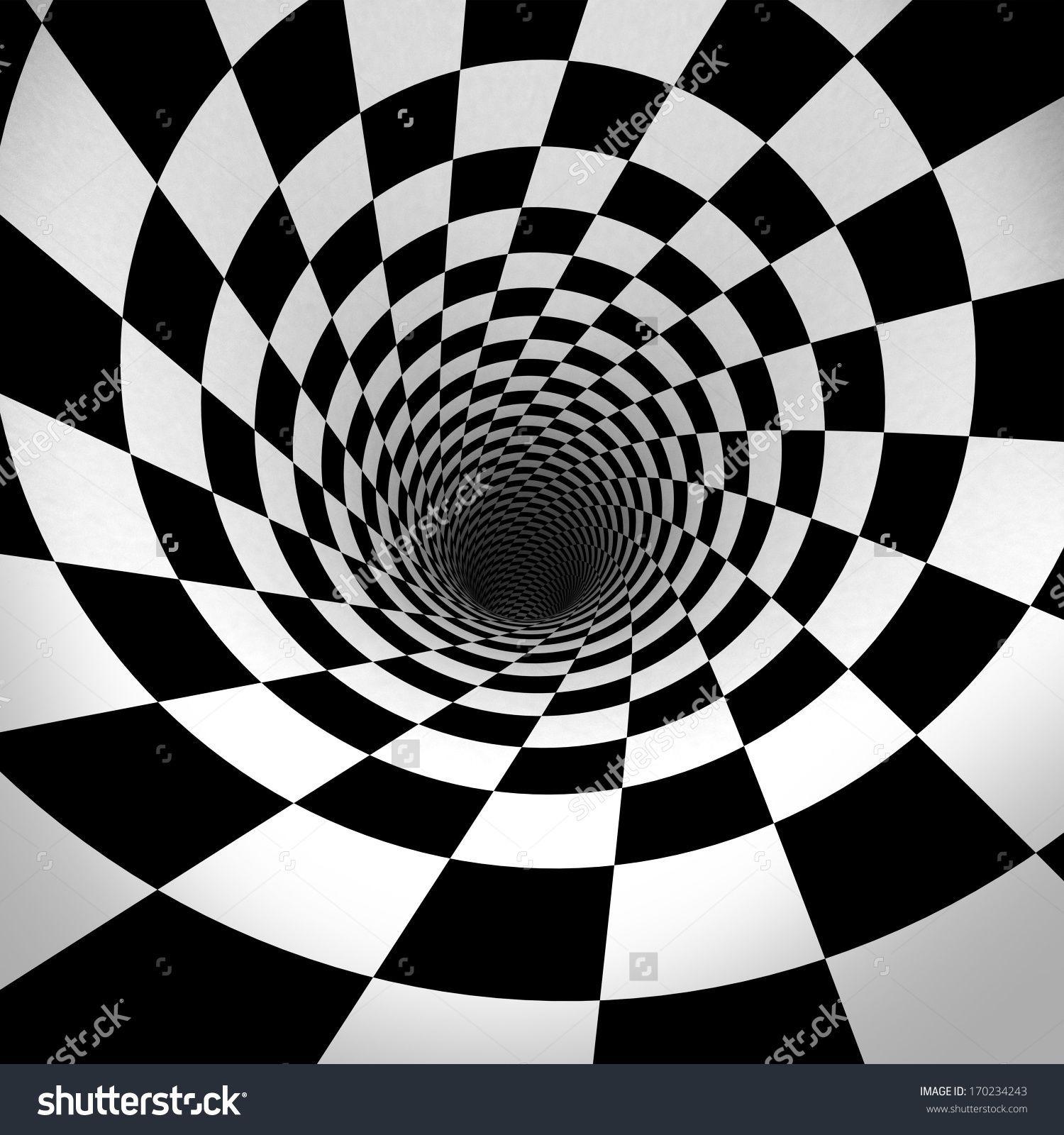Black and White Spiral Logo - Black And White Spiral. 3D 170234243 : Shutterstock