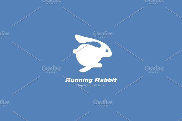 Running Rabbit Logo - Running Rabbit logo ~ Logo Templates ~ Creative Market