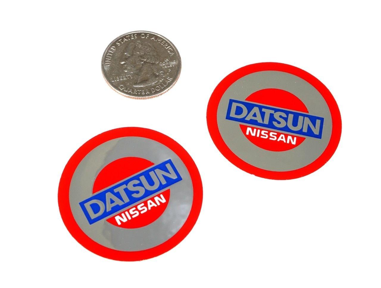Vintage Datsun Logo - Vintage style decals, printed on mirror-silver, for Datsun Enthusiasts