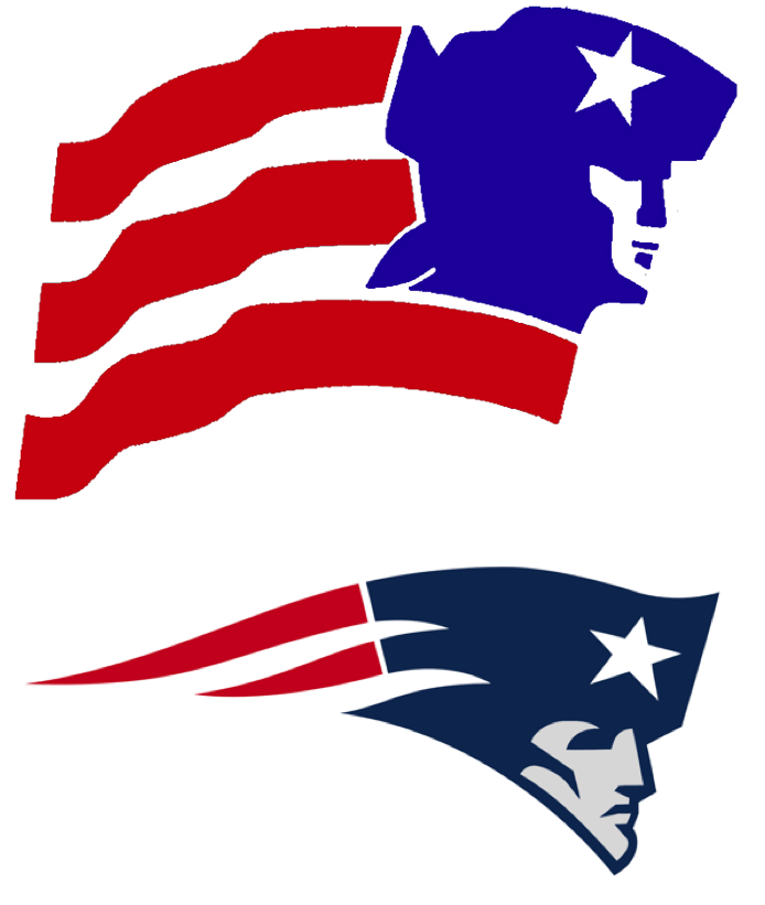 Patriots Logo - Uni Watch traces the lineage of the Patriots' Flying Elvis logo