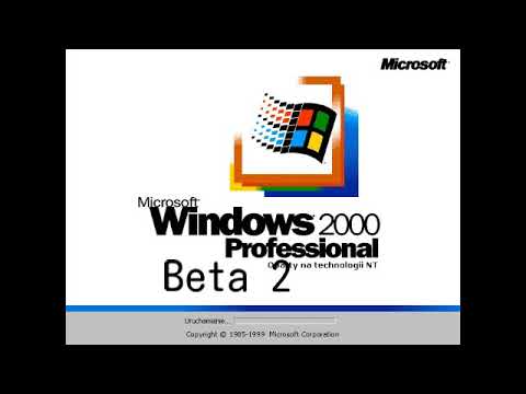 Microsoft Windows 2000 Logo - Microsoft Windows 2000 Professional Beta 2 Logo (1999) - YouTube