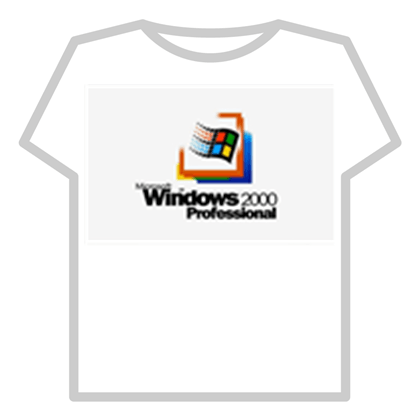Microsoft Windows 2000 Logo - microsoft-windows-2000-logo - Roblox