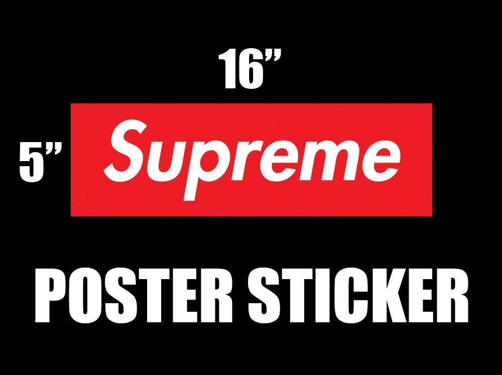 Super Supreme Logo - Super Sized 5