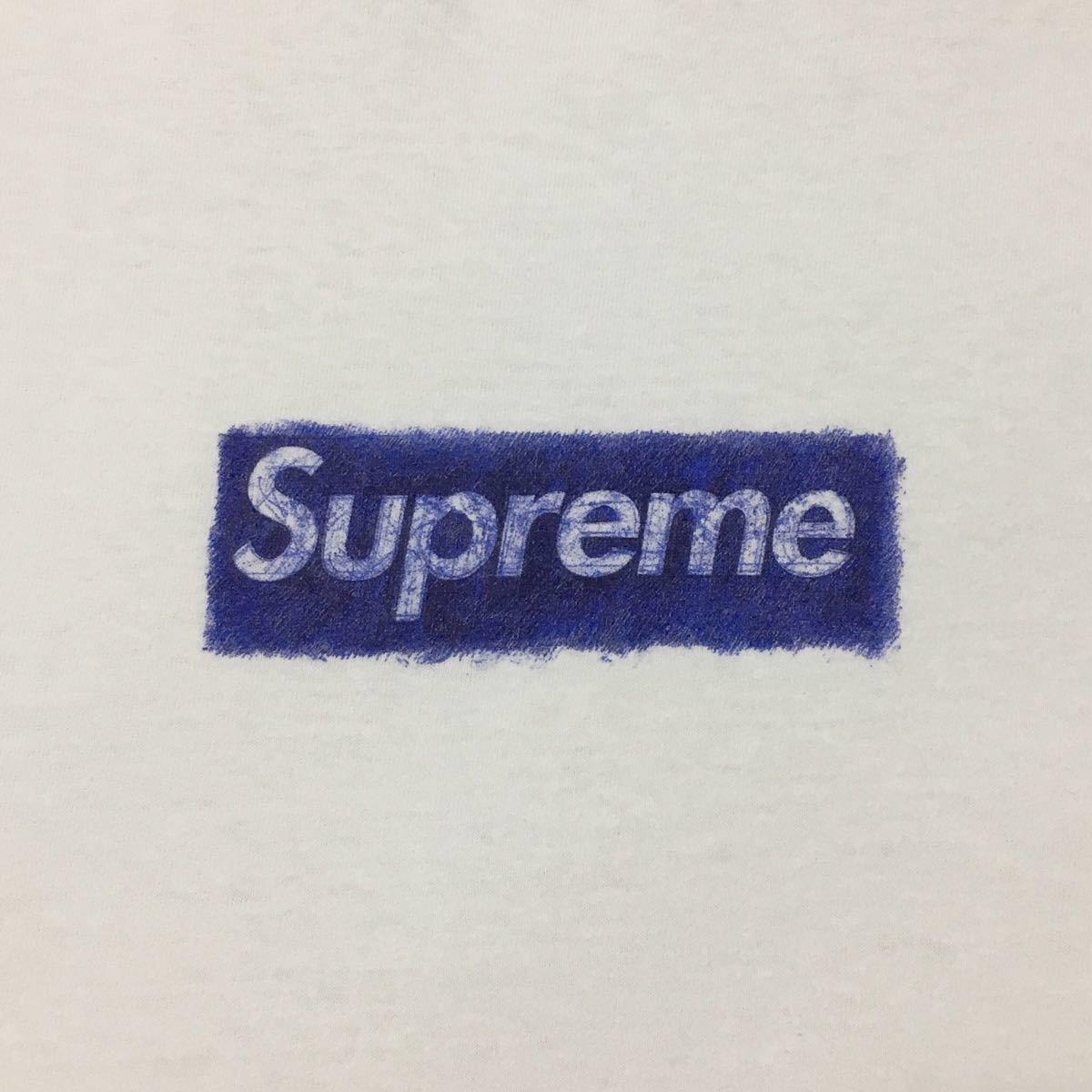 Super Supreme Logo - super rare Supreme white XL Pen Box Logo Tee Travis Scott have on ...