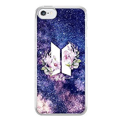 Love Galaxy Logo - Fun Cases Floral BTS Logo Phone Case