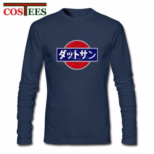 Vintage Datsun Logo - Classic vintage Japanese datsun logo Men's T Shirt long sleeve T ...