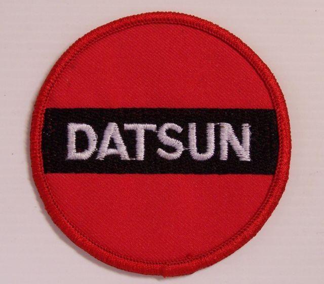 Vintage Datsun Logo - Vintage Datsun Embroidered Patch 78mm Woven Cloth Badge Sew-on Motor ...