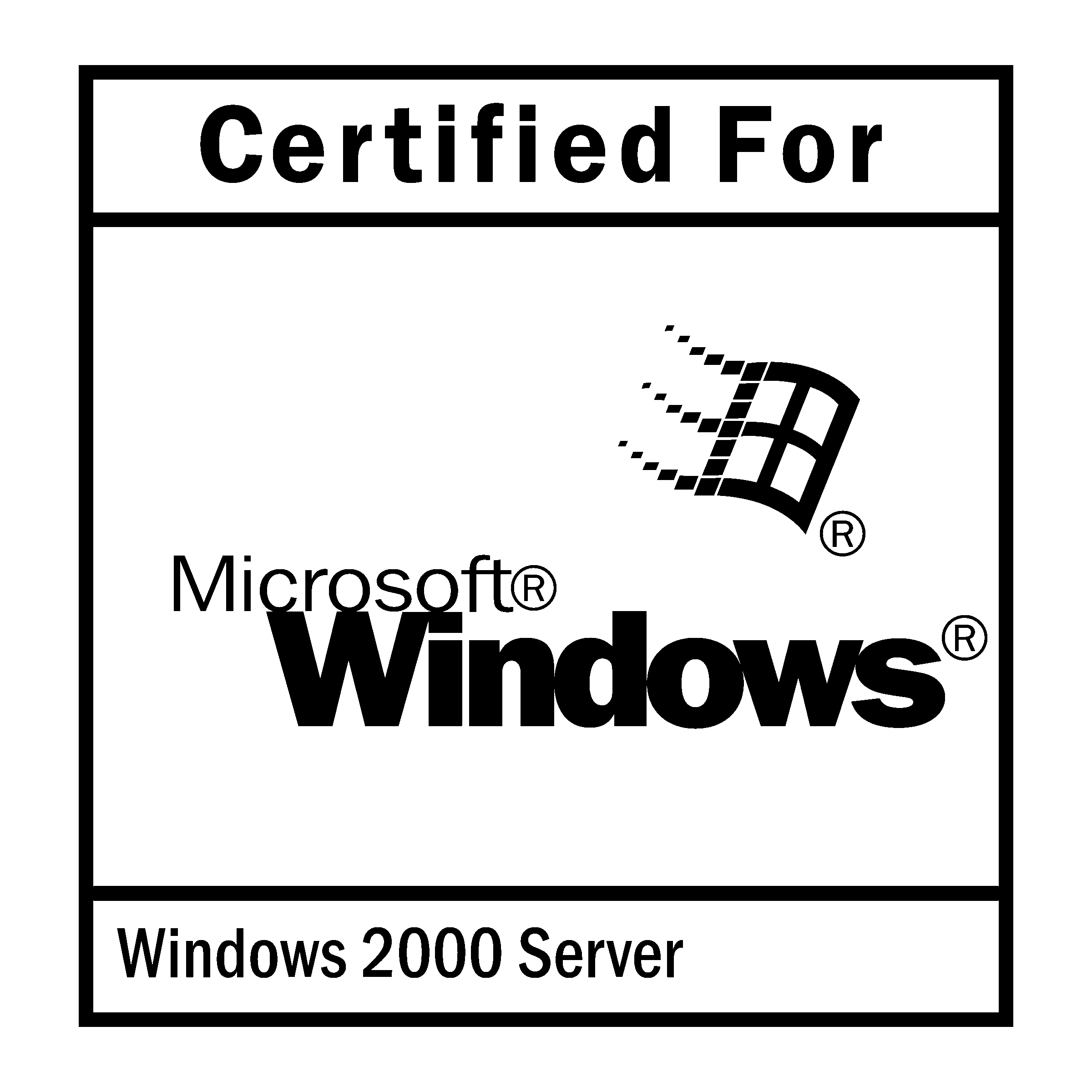 Microsoft Windows 2000 Logo - Microsoft Windows 2000 Server Logo PNG Transparent & SVG Vector ...