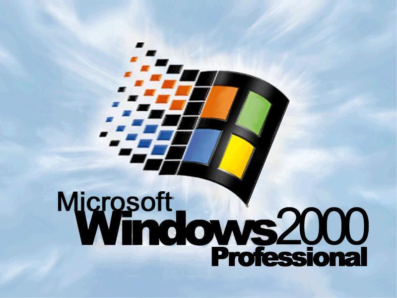 Windows 2000 Professional Logo - Operating Systems That Supported RJ Software | RJ Software