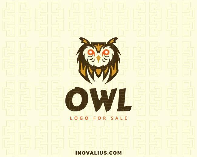 Owl Logo - Owl Logo Template For Sale | Inovalius
