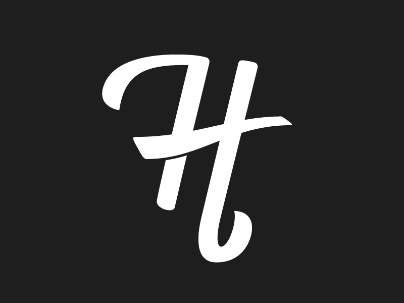 Black H Logo LogoDix