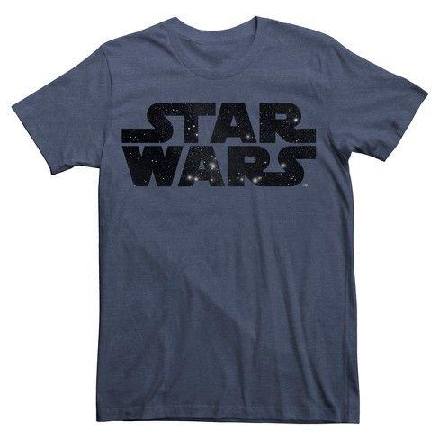 Love Galaxy Logo - Men's Star Wars Galaxy Logo Tall Graphic T-Shirt - Navy : Target