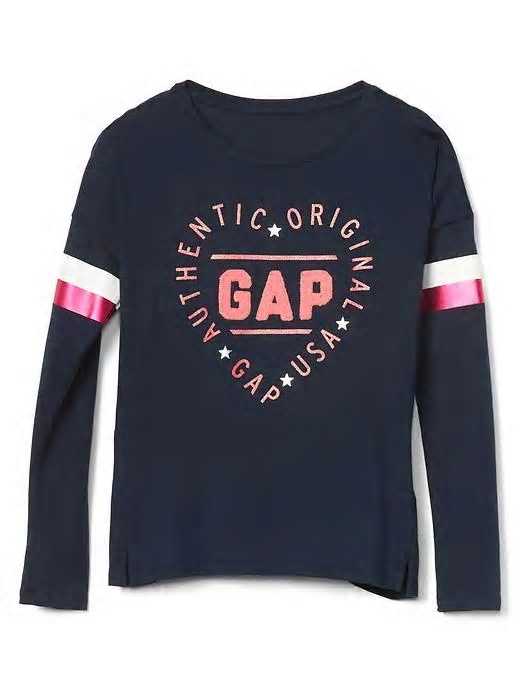 Love Galaxy Logo - Gap Fashion Online Love logo long sleeve tee galaxy