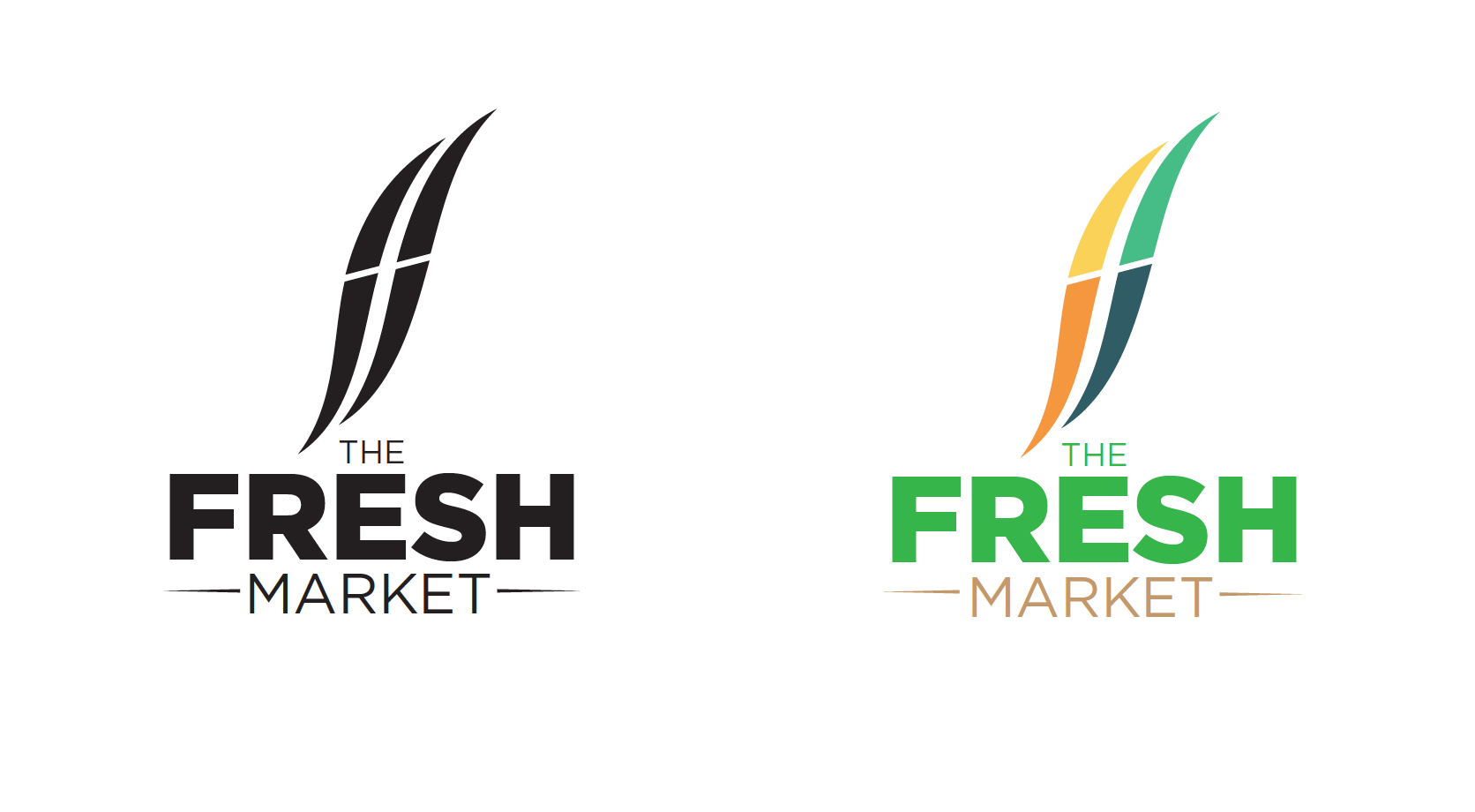 The Fresh Market Logo - Ying Fang Fresh Market Logo Design