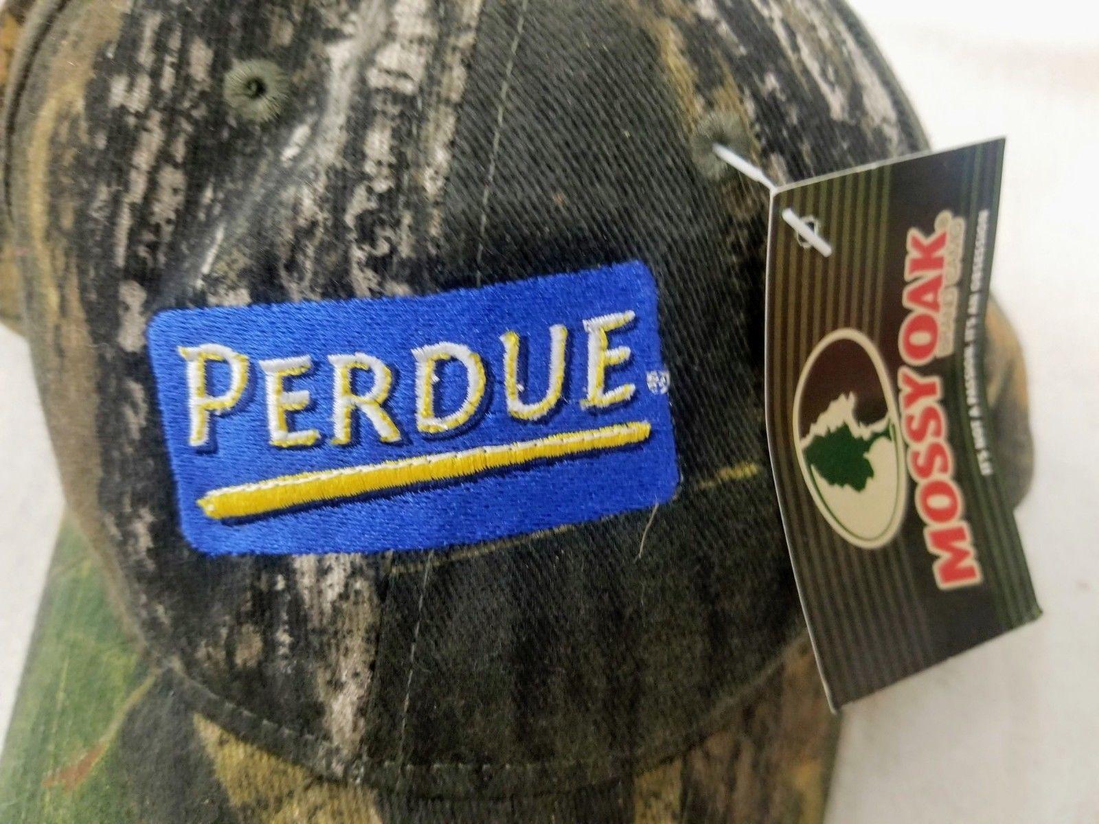 Camo Chicken Logo - NEW PERDUE CHICKEN MOSSY POULTRY HUNTING CAMO HAT CAP MOSSY CHICKEN