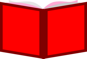 Red Open Book Logo - Red Open Book Clip Art clip art online