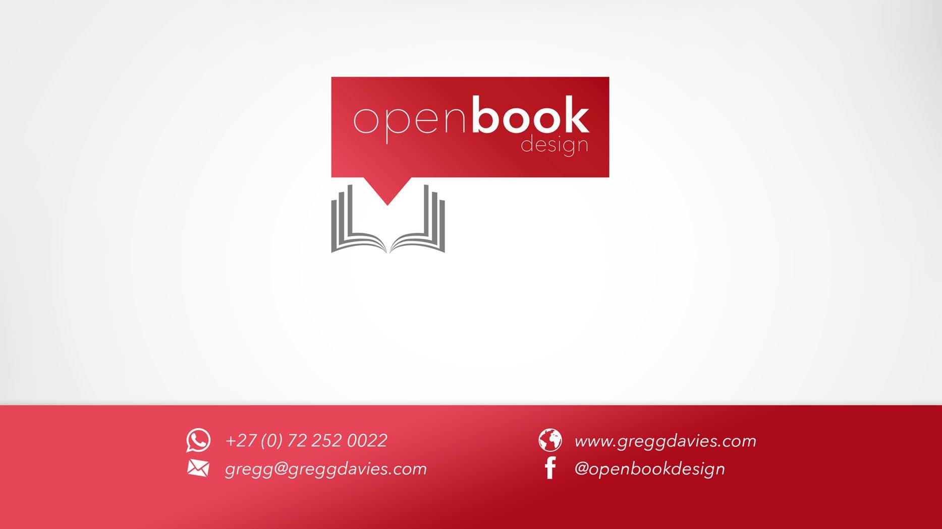 Red Open Book Logo - Open Book Design | Gregg Davies | Content Producer