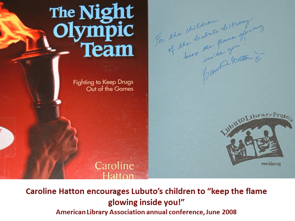 Red Lubuto Logo - Hatton, the Night Olympic Team — Lubuto Library Partners