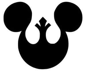 Disney Mickey Mouse Ears Logo - Star Wars Disney Mickey Mouse Ears Rebel Decal Sticker Mickey