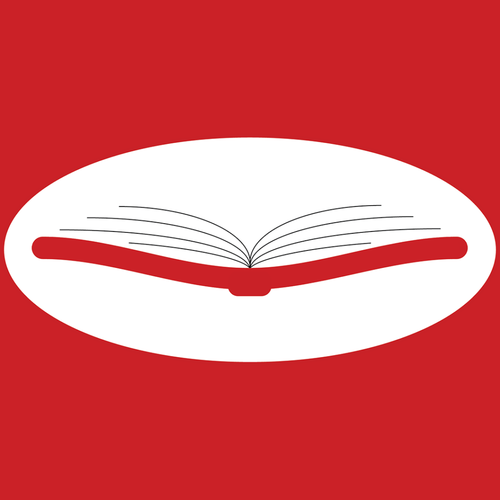 Red Open Book Logo - Open Book by Emily Kirk – Collections of poems and songs that expose ...