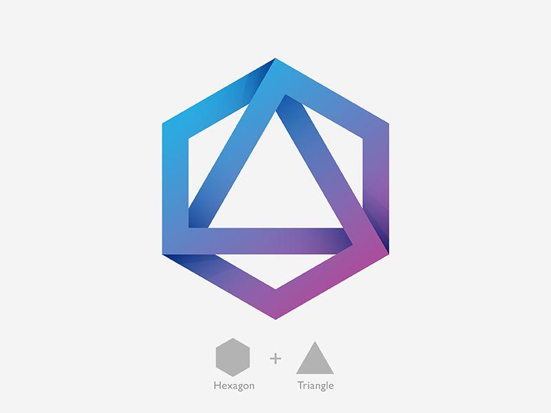 Hexagon Triangles Logo - Hexagon + Triangle Logo by Yoga Perdana | Dribbble | Dribbble