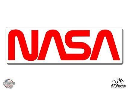 NASA Red Logo - Amazon.com : NASA Logo Classic Red Sticker Waterproof Decal