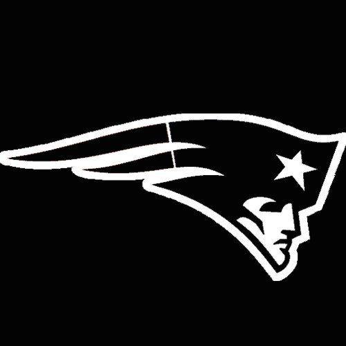 New England Patriots Logo - Amazon.com: New England Patriots 8x8 White Logo Decal: Automotive