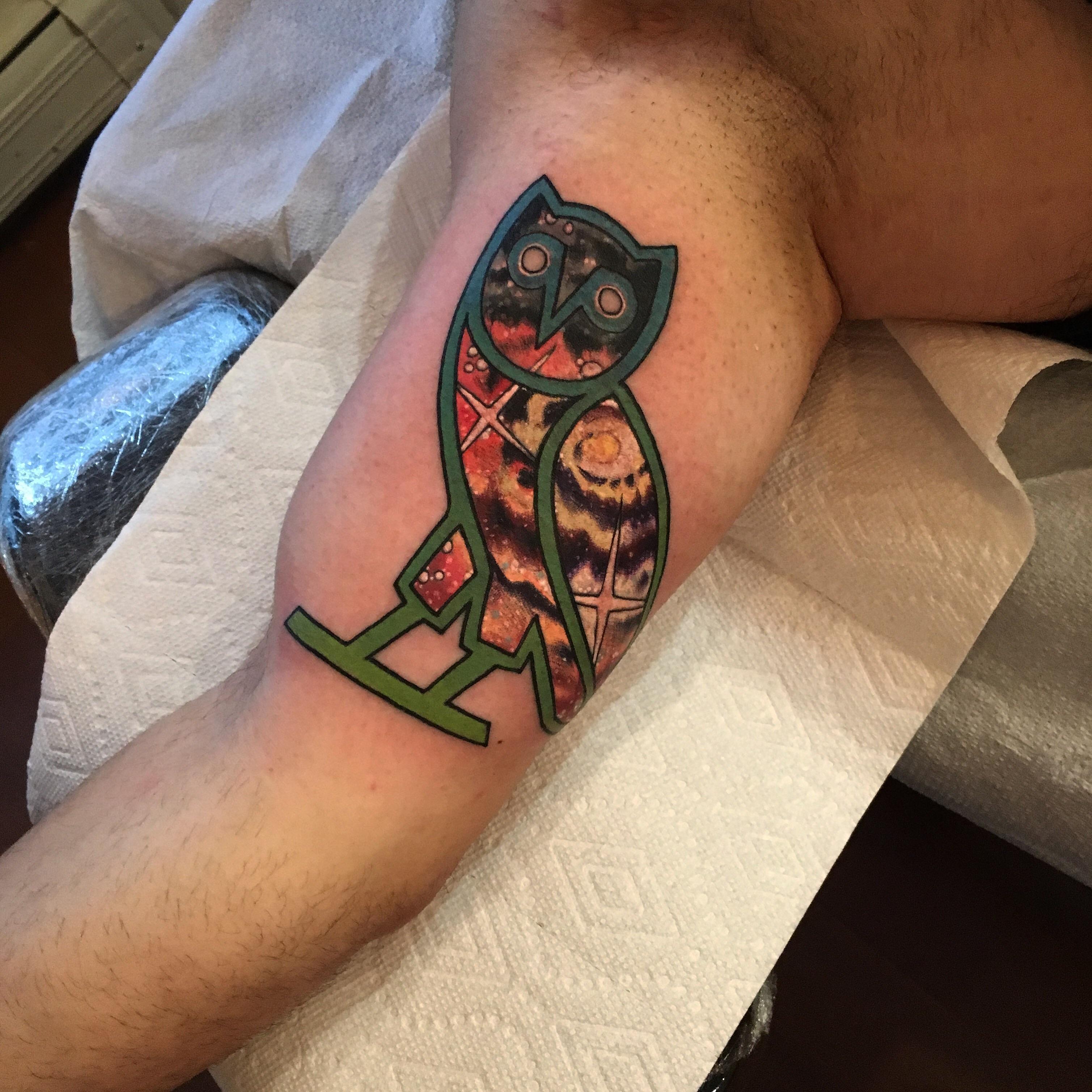 Galaxy Ovo Logo - Galaxy OVO Owl by Grant @ Red Baron Ink, NY : tattoos