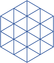 Hexagon Triangles Logo - modeling - Subdivide hexagon surface into equilateral triangles ...