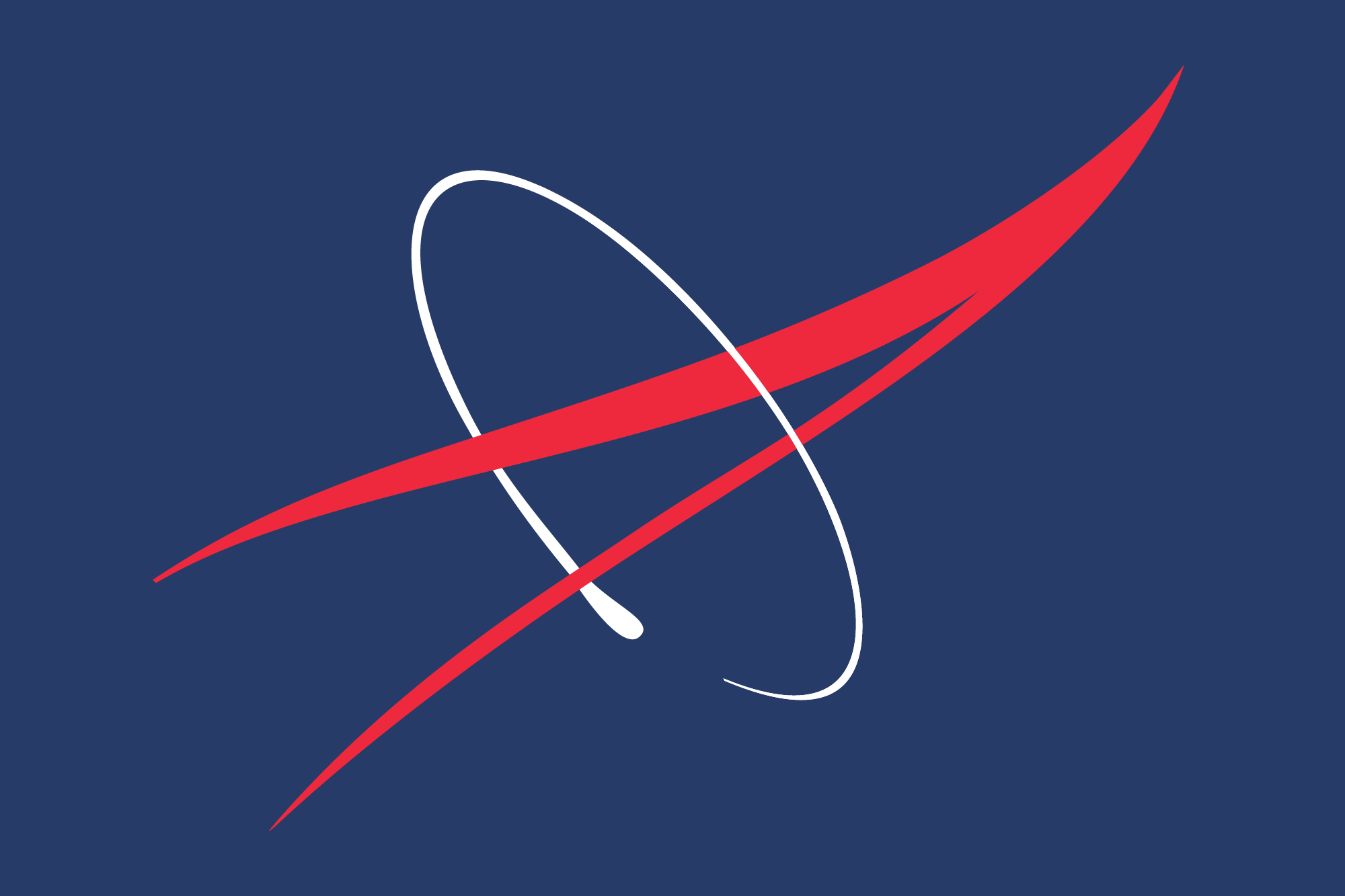 NASA Red Logo - My take on a NASA flag
