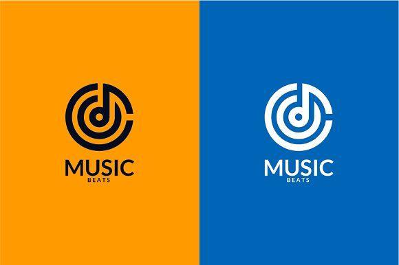 Blue Beats Logo - Music Sound Beat Logo ~ Logo Templates ~ Creative Market