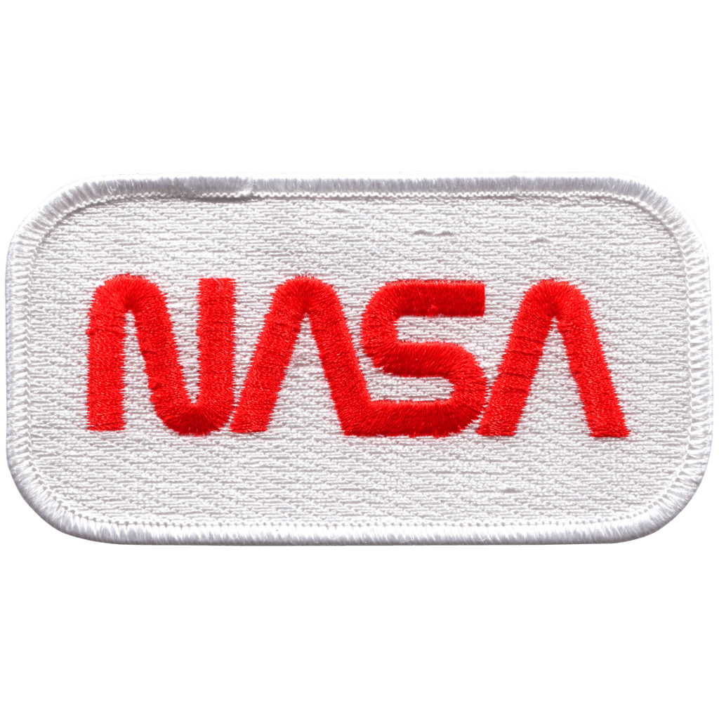 NASA Red Logo - NASA Worm Embroidered