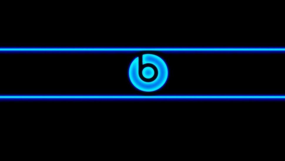 Blue Beats Logo - beats, audio, blue, neon wallpaper and desktop background, hd ...